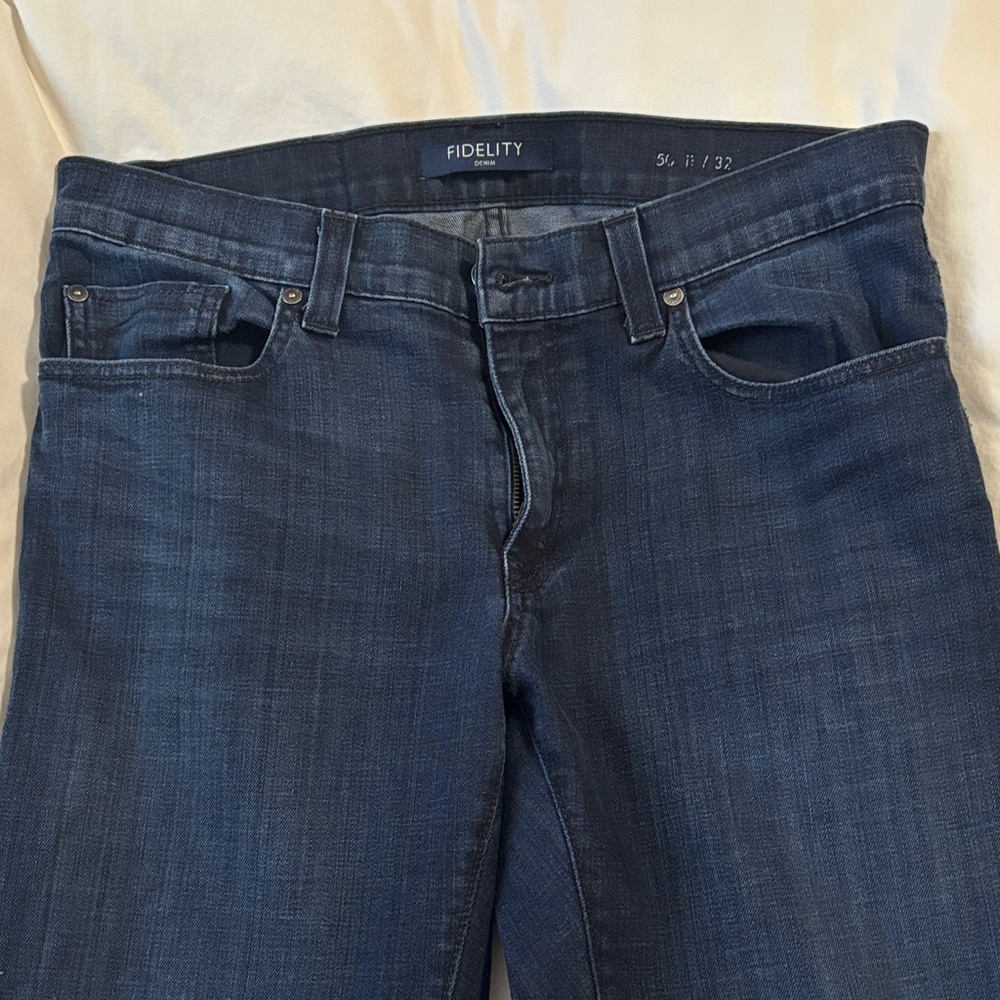 Fidelity Women's Deep Blue Denim Jeans